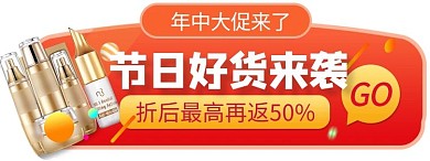 节日大促 狂欢 优惠券 促销胶囊图banner