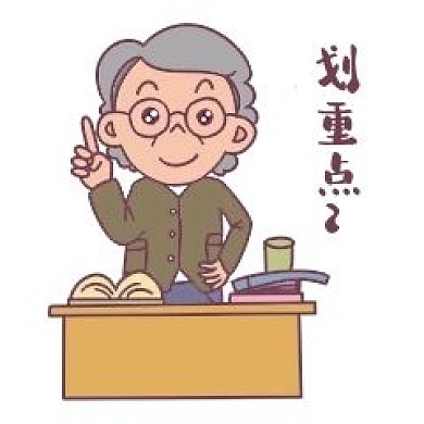 教师节卡通老师划重点表情包