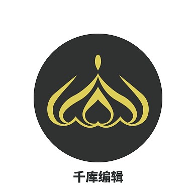 金色磨砂皇冠LOGO