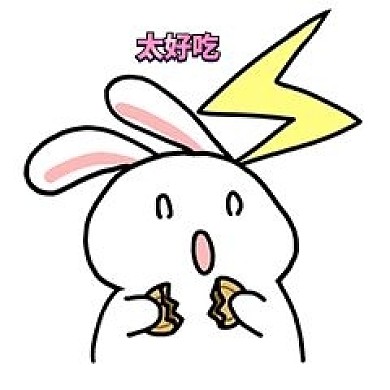 玉兔吃月饼舌尖上的美味新媒体表情包