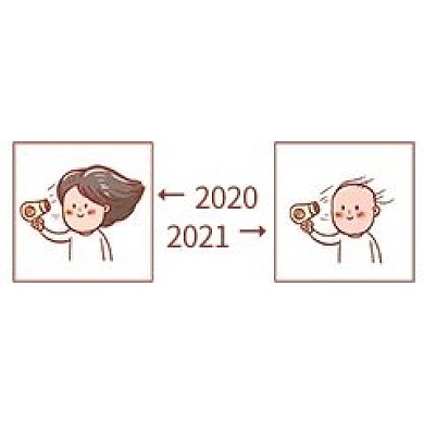 两年脱发发量对比图表情包