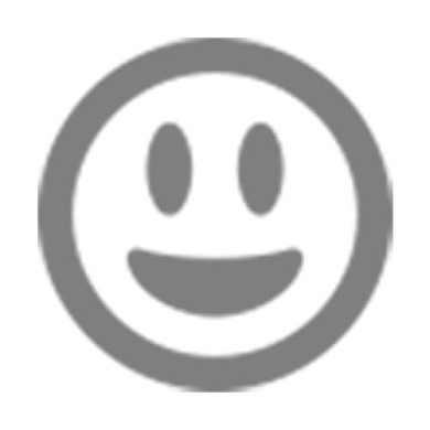 纯色图标表情笑脸公众号次图