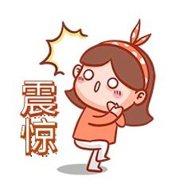 千库编辑原创元素震惊表情包插画元素