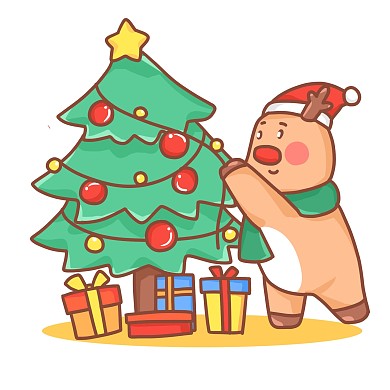 圣诞麋鹿表情包