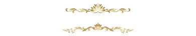 金色渐变传统花纹分割线