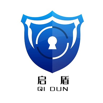 蓝色盾牌LOGO