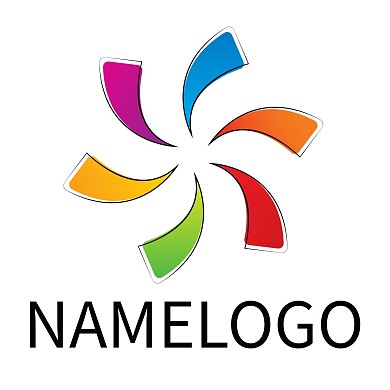 彩色花朵LOGO