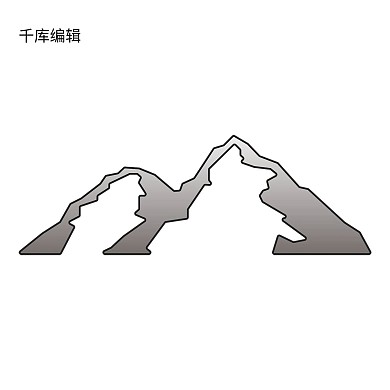 动态山峰logo