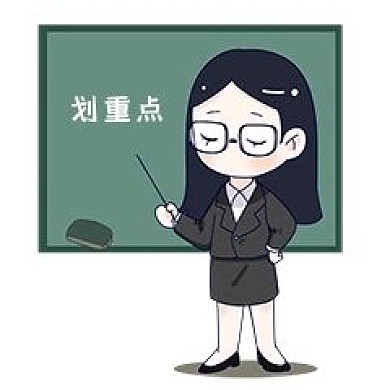 千库编辑原创元素划重点表情包插画元素