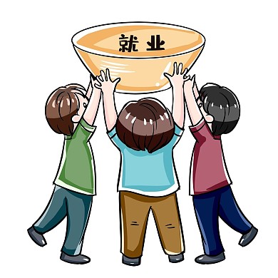 手绘就业表情包