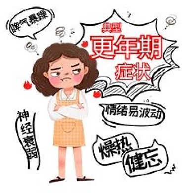 典型更年期症状