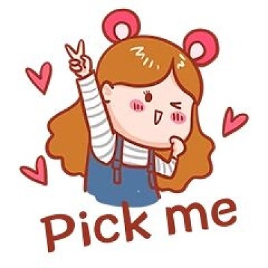 千库编辑原创元素pickme表情包插画元素