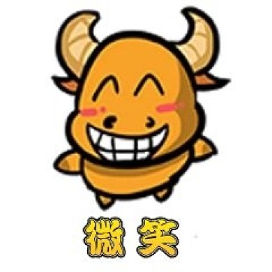 小牛Q版卡通角色动物形象聊天新媒体表情包