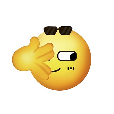 让我看看卡通黄色圆表情包