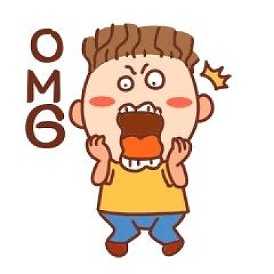 卡通风格OMG表情包