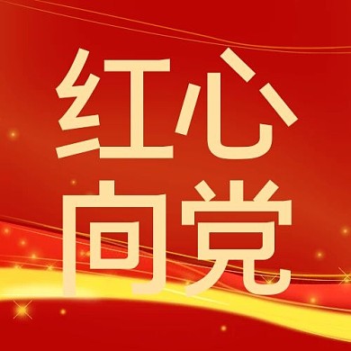 党政活动红心向党红色党政风公众号次图