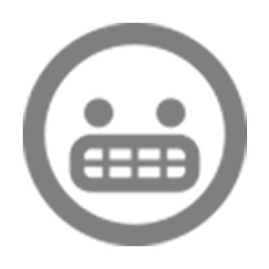 纯色图标表情龇牙公众号次图
