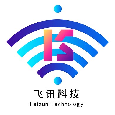 蓝色无线科技LOGO