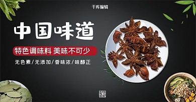 中国味道传统调味料电商banner