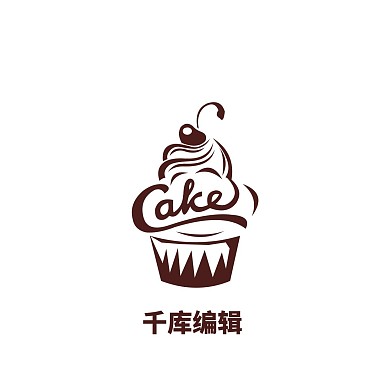 简洁手绘蛋糕LOGO
