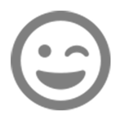 纯色图标表情笑脸公众号次图