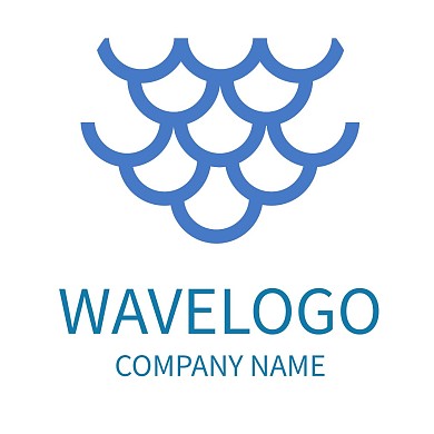 海面水纹logo设计