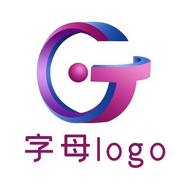紫色字母LOGO