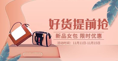 双十一女包活动钻展