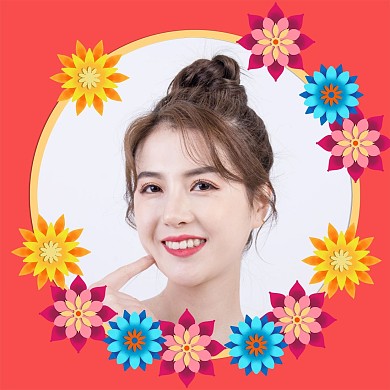 春节中式剪纸边框