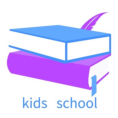 蓝色书本LOGO