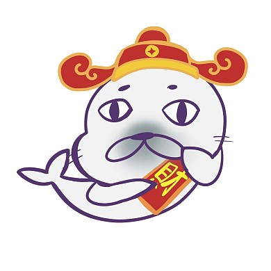 搞笑海豹表情包财神豹