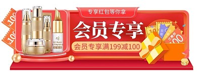 节日大促 狂欢 优惠券 促销胶囊图banner
