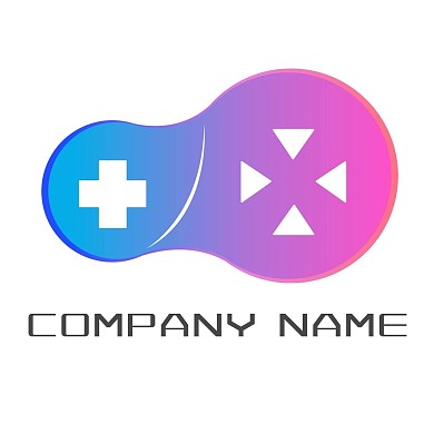 粉色渐变游戏LOGO