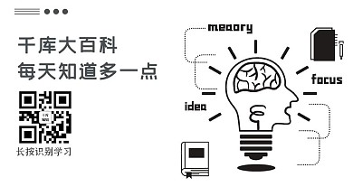 百科大脑黑色简约关注二维码