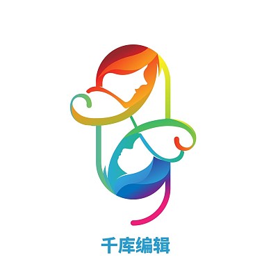 简约大气抽象母亲艺术感十足炫酷有运费渐变多彩