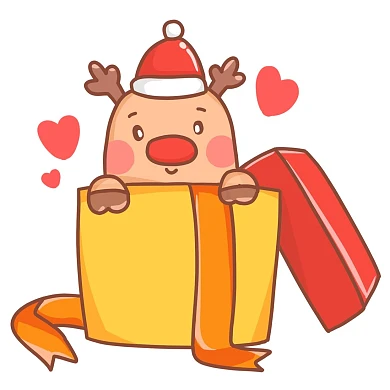 圣诞节表情包礼物