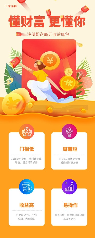 懂财富更懂你投资理财长图