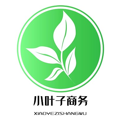 绿色底树叶LOGO