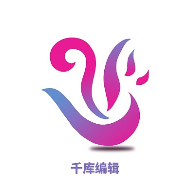 手绘彩色创意logo素材