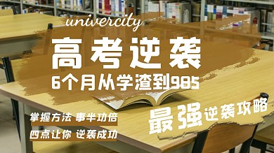 高考逆袭图书馆深咖色简约摄影图视频封面学习