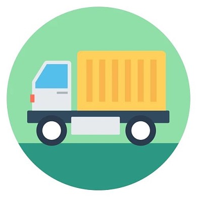 微信公众号配图扁平货车新媒体公众号次图