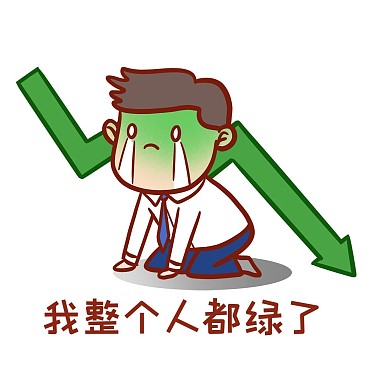 股票下跌表情包