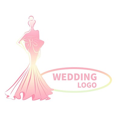 粉色裙摆LOGO