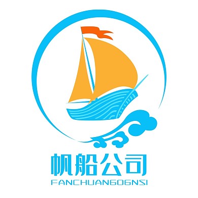 蓝色帆船LOGO