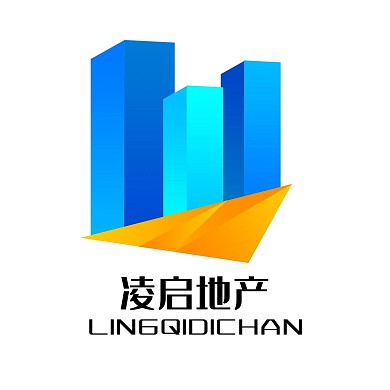 蓝色立体LOGO