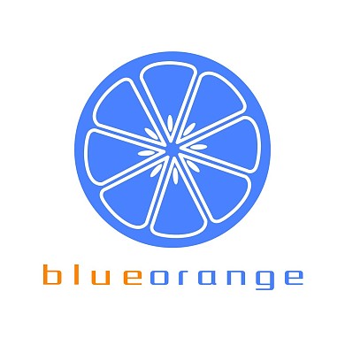 蓝色橙子logo