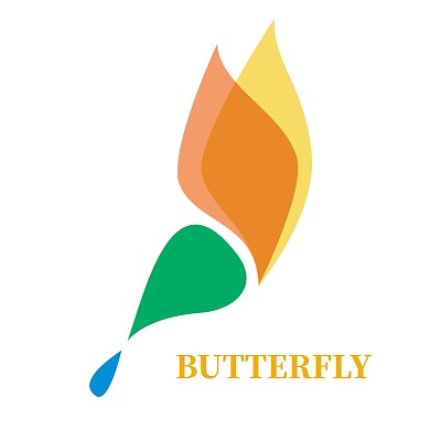 五彩蝴蝶LOGO