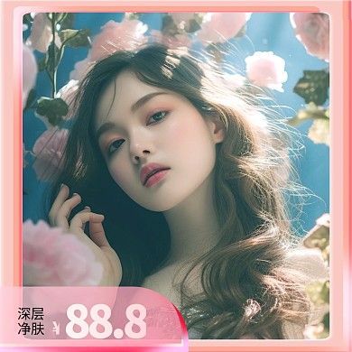 美容院活动促销产品营销效果模板