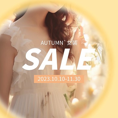 女装服饰产品营销效果模板