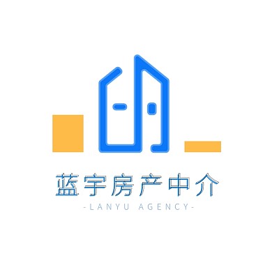 房产中介经纪公司清爽简约logo